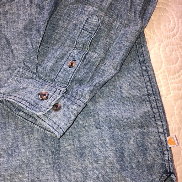 NWT Carhartt Jean Button Up - Picture 4 of 7